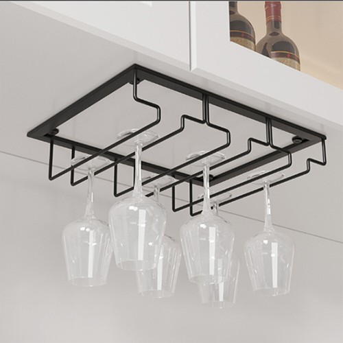 Wine glass rack under cabinet - wine,