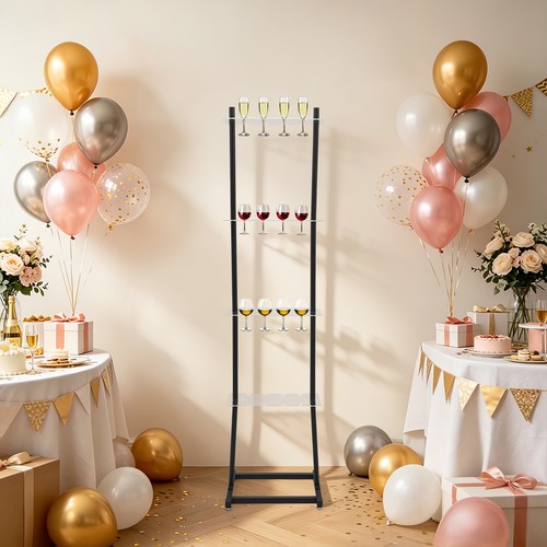 Tiers champagne wine glasses - tiers,