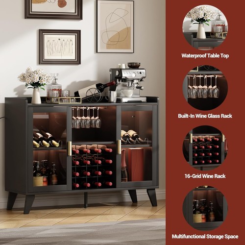 Liquor bar cabinet with - 47",