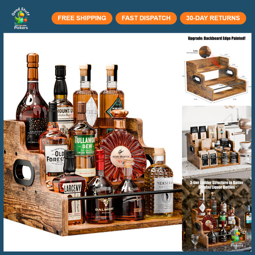 Tier liquor bottle - liquor, display