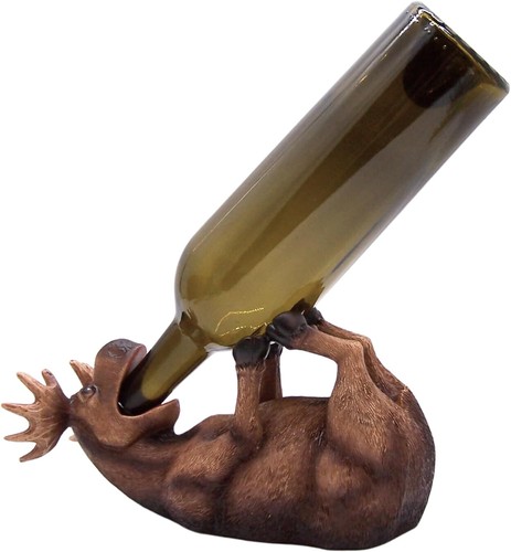 Moose wine bottle holder - bottle,