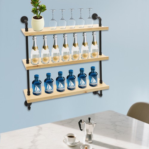 Tiers wine bottles floating - 3-tiers,