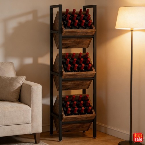Stable chic wine storage rack - storage,