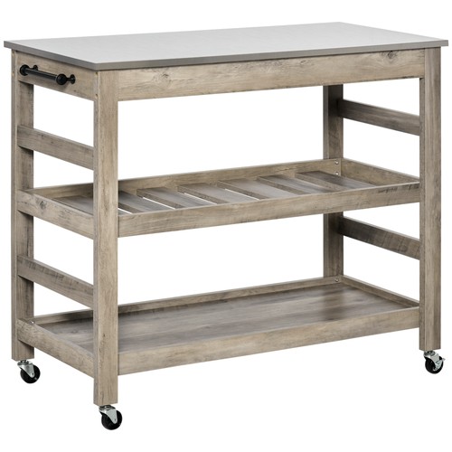 Rolling kitchen cart with - rolling,