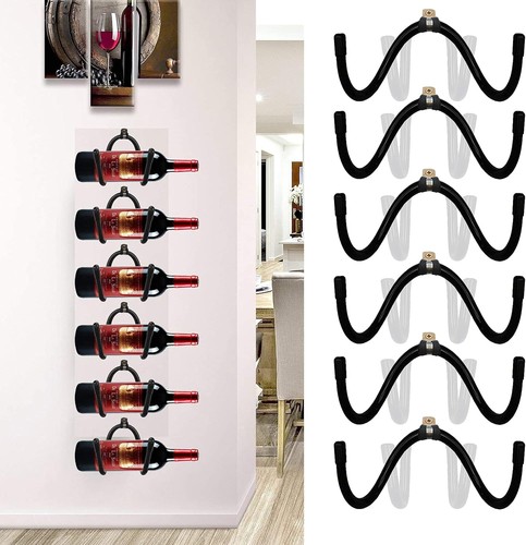 Pcs wine wall mount holder - 6,