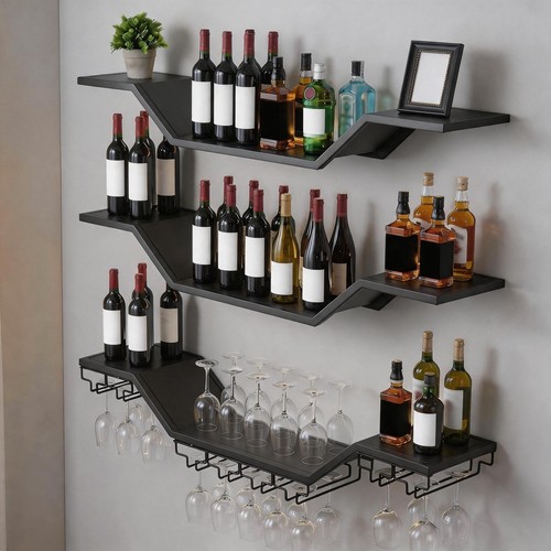 Tier wall mounted wine rack - wine,