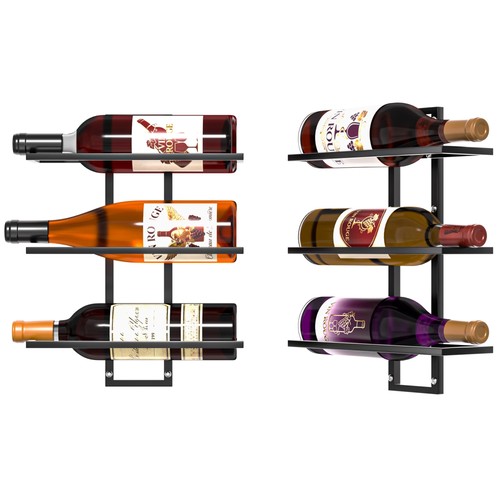 Bottles wall mount wine - wall,
