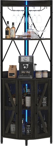 Corner wine bar - corner, with