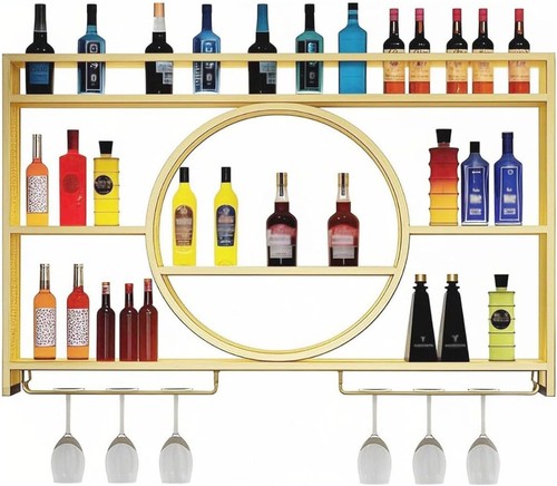 Metal wine rack wall - wine, mounted