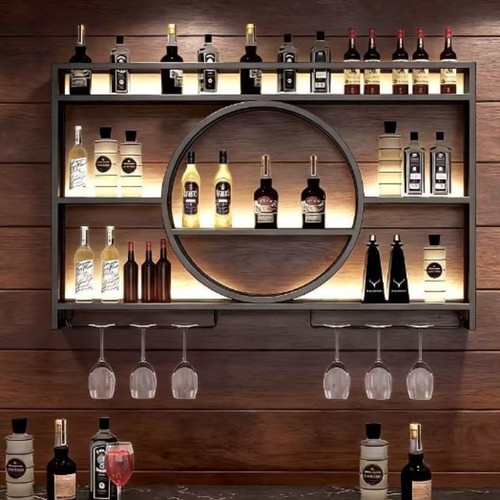 Wall mounted wine - wine, with