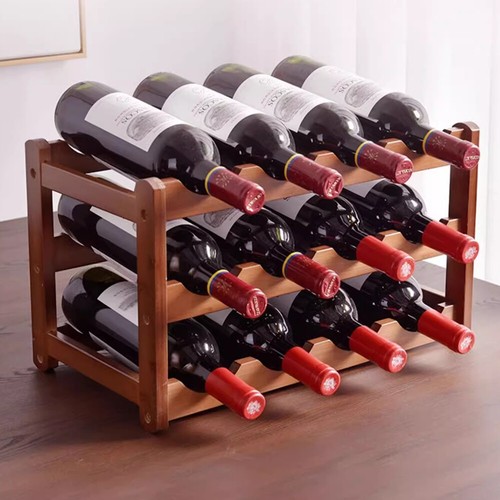 Durable bamboo wine rack - durable, 3
