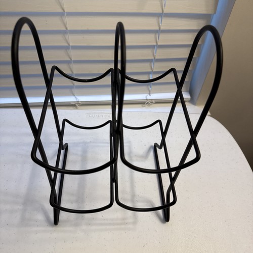 Wine rack tabletop black wire - rack,