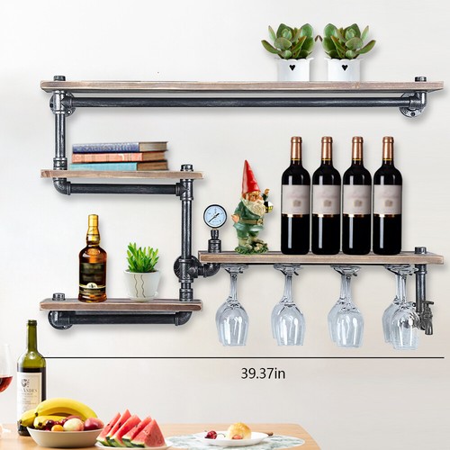 Rustic metal floating bar - floating,