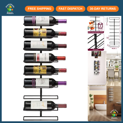 Wall mounted wine rack - mounted,