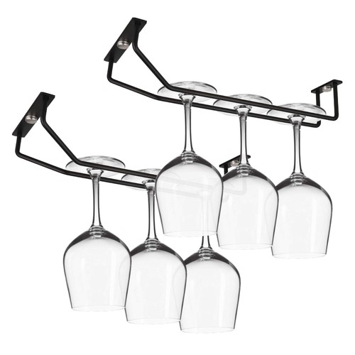 Pack black wine glass - 2,