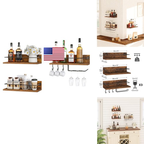 Hoobro wall mounted wine rack - wall,