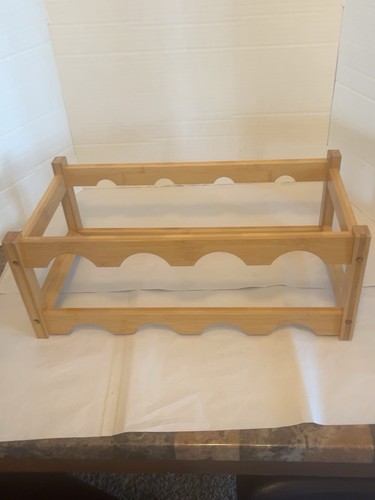 Bamboo bottle wine rack - bamboo,