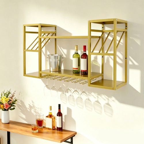 Golden wall mounted - golden, wine