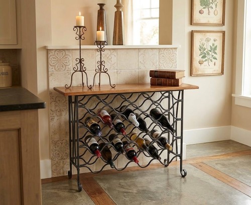 Wine rack console table - console,