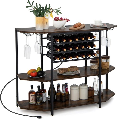 Wine bar cabinet with - wine,