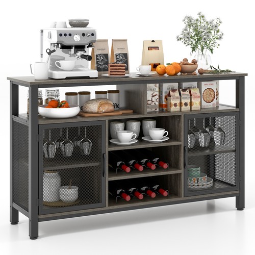 Wine bar cabinet - wine, 55-inch