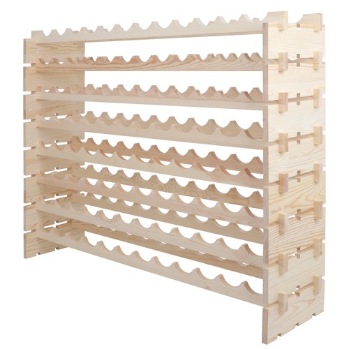 Wine rack wood 96 bottles - wine,