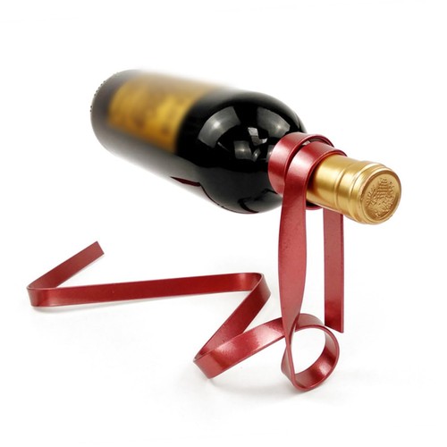 Suspended wine rack - rack, ribbon