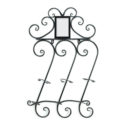 Scrollwork wall wine rack made - scrollwork,