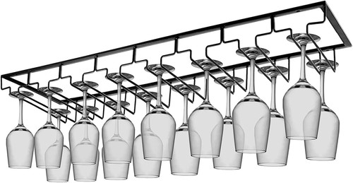 Row wine glass - wine, rack