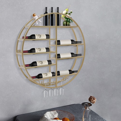 Round wall mounted - wall-mounted, wine