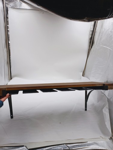 Stylewell natural wood metal - natural,