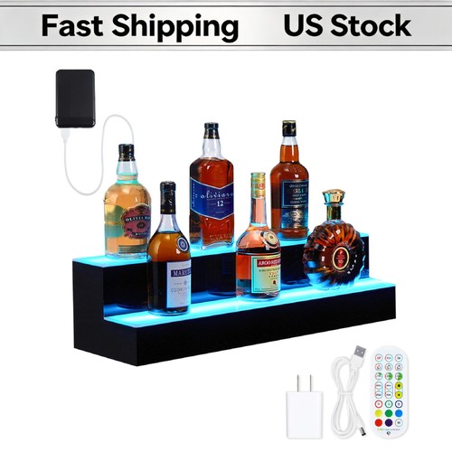 Acrylic tier led lighted - acrylic, 2-tier