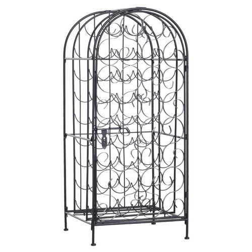 Bottle wrought iron wine - wrought,
