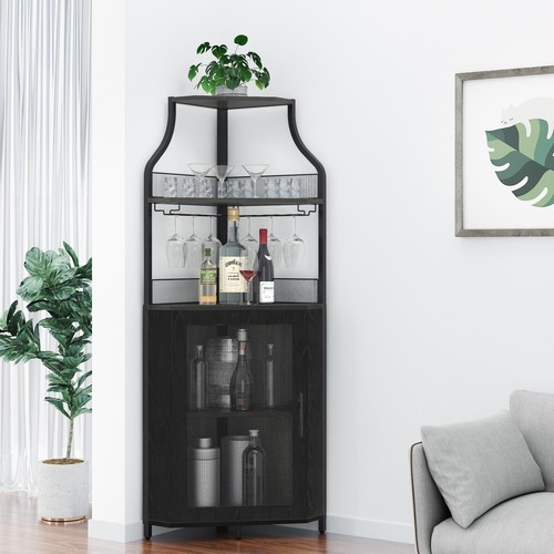 Tier corner wine cabinet - corner,
