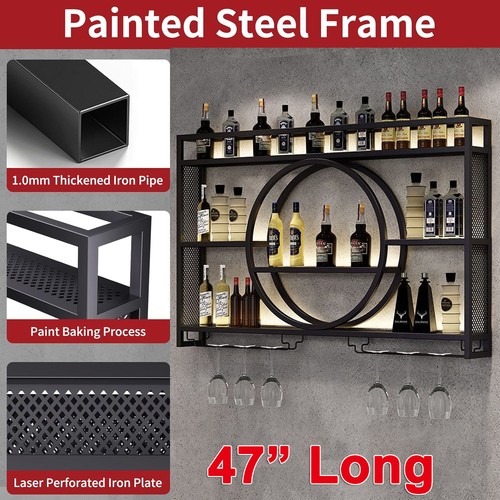 Led wine rack bar - 47"led,