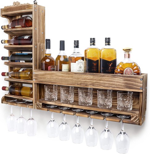Wine rack wall mounted alcohol - rack,