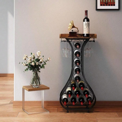 Wine rack freestanding floor - rack,