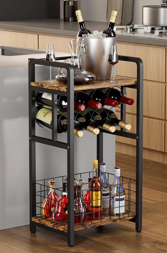 Tier wine rack freestanding - 3-tier,