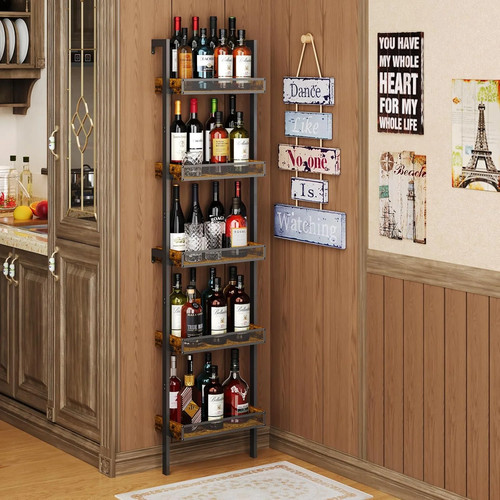 Tier freestanding wine - 5-tier,