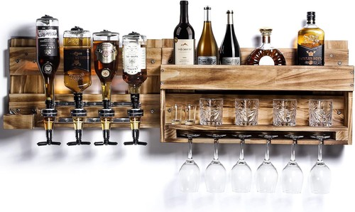 Wine rack wall mounted - wall,