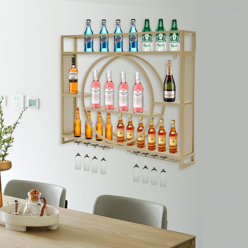Gold wall mounted hanging - wall,