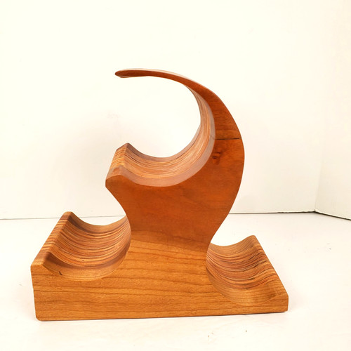 Solid wood wavy countertop - solid,