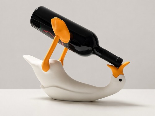 Bird wine bottle - wine, holder